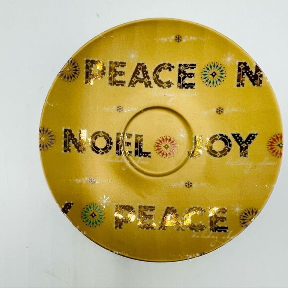 Starbucks Holiday 2006 Christmas Gold Espresso Saucer - Picture 1 of 2